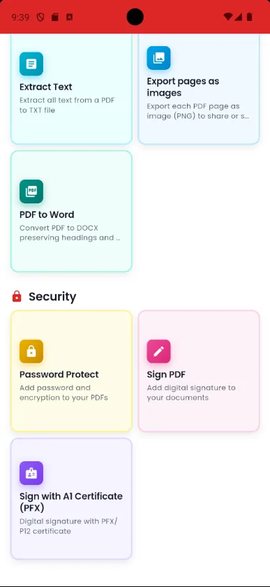 Ferramentas de extrair texto, PDF para Word, senha e assinatura com certificado A1
